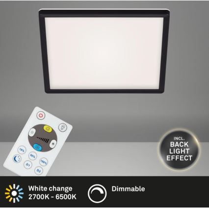 Briloner 7082-015 - LED Dimmable ceiling light SLIM LED/22W/230V 2700-6500K + remote control