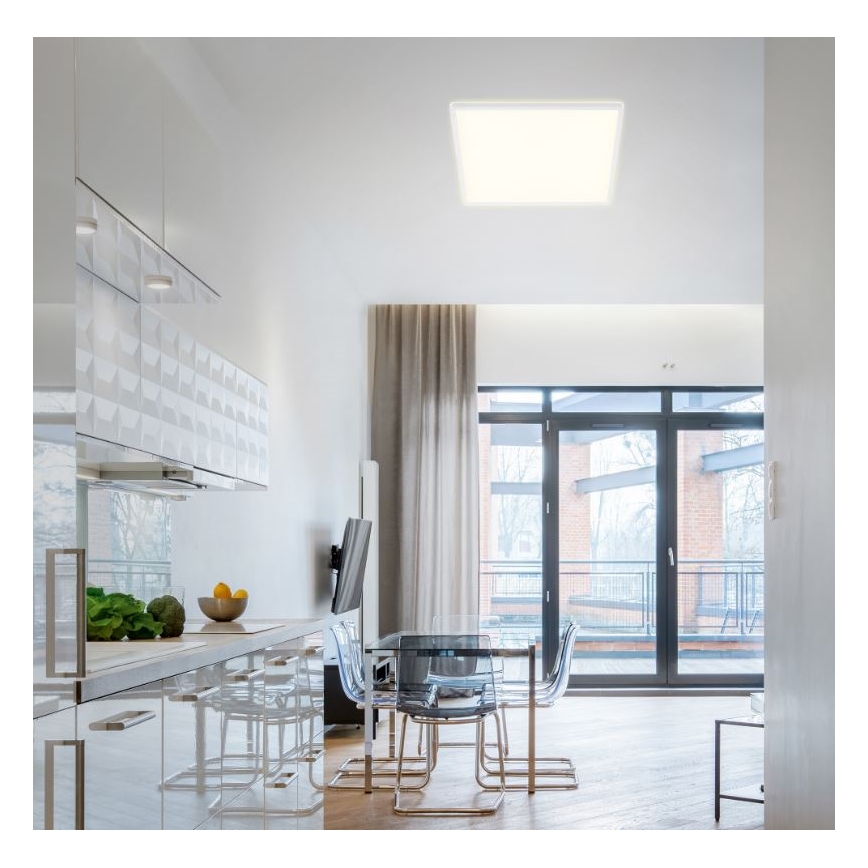Briloner 7082-016 - LED Dimmable ceiling light SLIM LED/22W/230V 2700-6500K + remote control