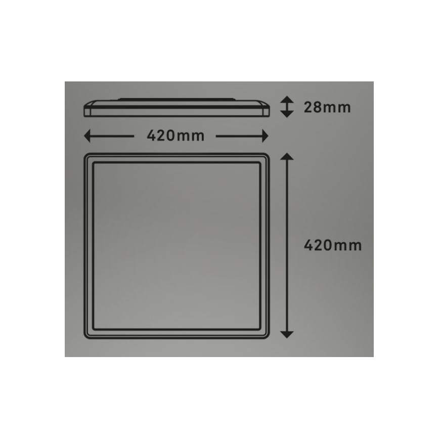 Briloner 7082-016 - LED Dimmable ceiling light SLIM LED/22W/230V 2700-6500K + remote control