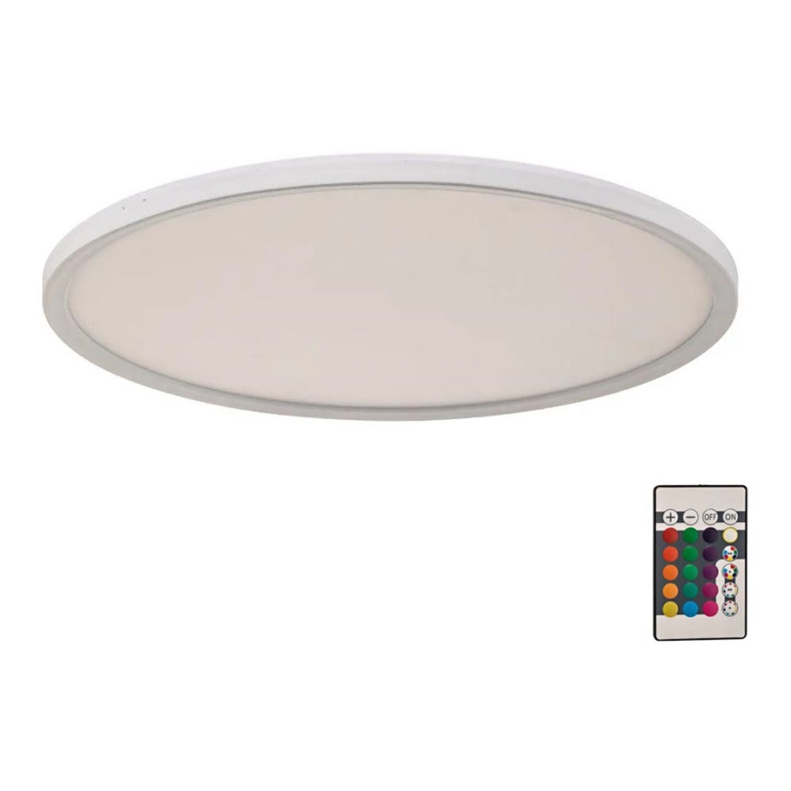Briloner 7094-416 - LED RGBW Dimmable ceiling light SLIM LED/22W/230V + remote control
