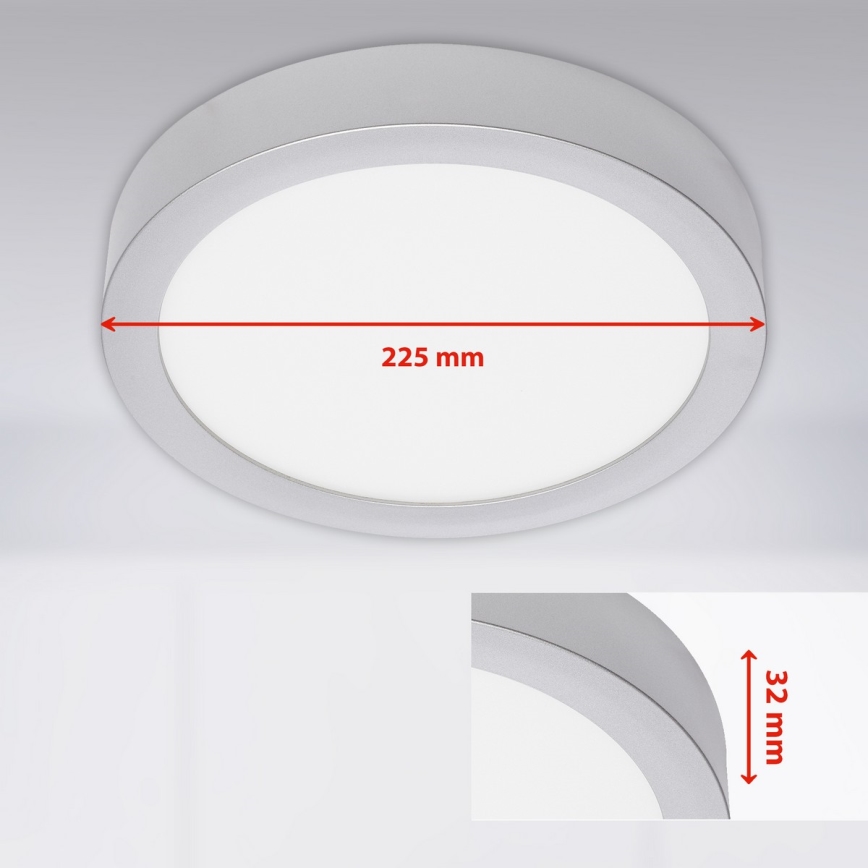 Briloner 7117-014 - LED Ceiling light FIRE LED/16,5W/230V 3000K