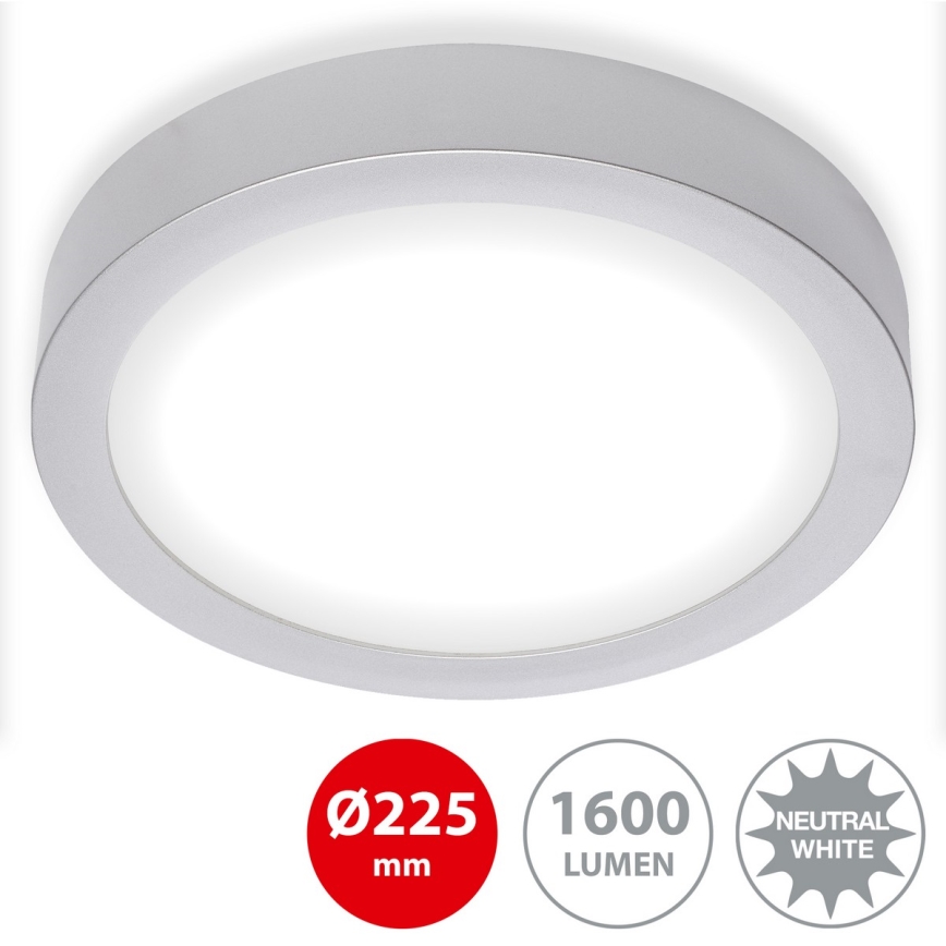 Briloner 7117-414 - LED Ceiling light FIRE LED/16,5W/230V 4000K
