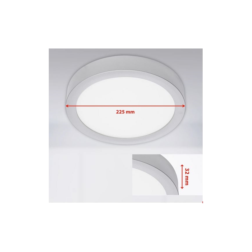 Briloner 7117-414 - LED Ceiling light FIRE LED/16,5W/230V 4000K