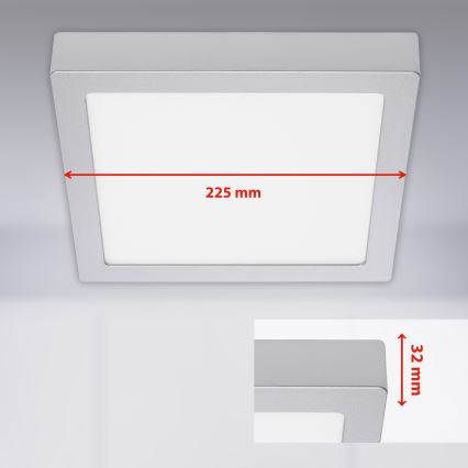 Briloner 7118-414 - LED Ceiling light FIRE LED/16,5W/230V 4000K