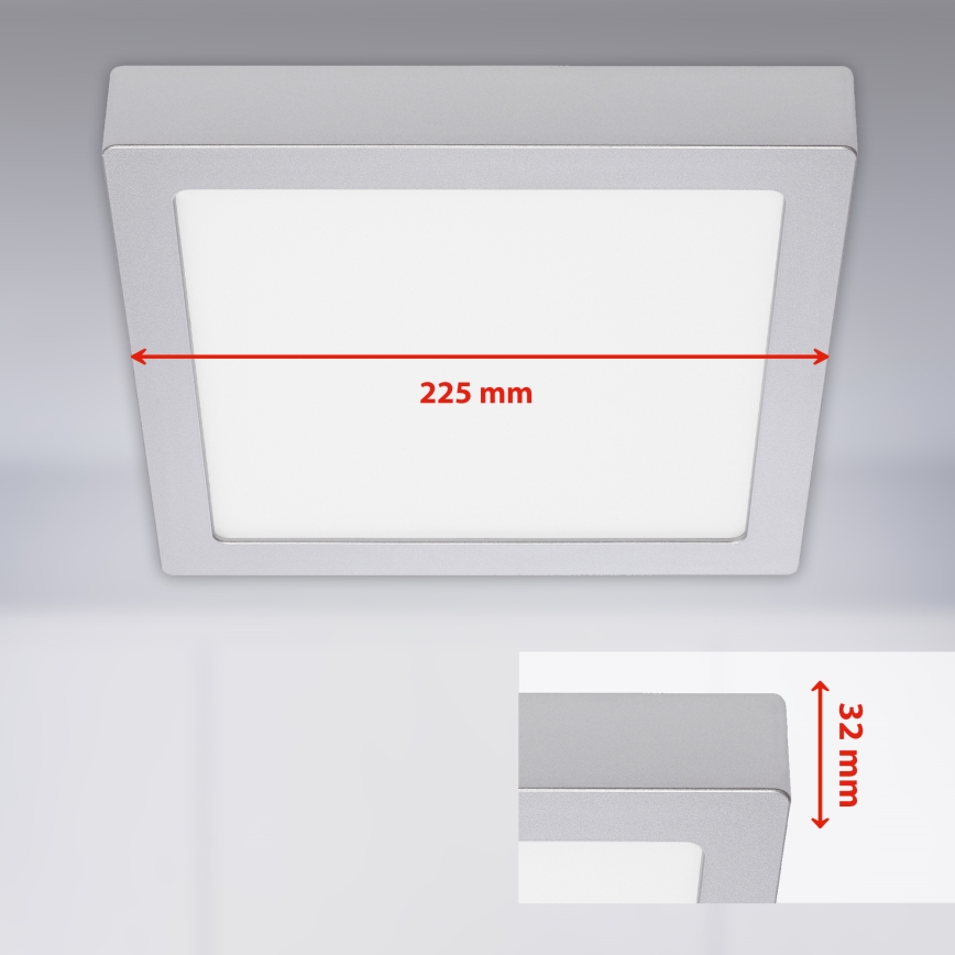 Briloner 7118-414 - LED Ceiling light FIRE LED/16,5W/230V 4000K