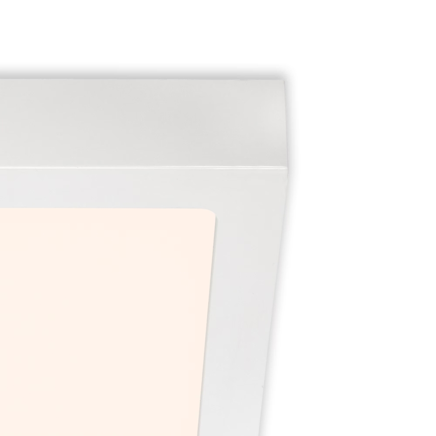 Briloner 7123-016 - FIRE LED Ceiling Light, 12W, 230V, 3000K, 17x17 cm, White