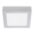 Briloner 7123-414 - LED Ceiling light FIRE LED/12W/230V silver