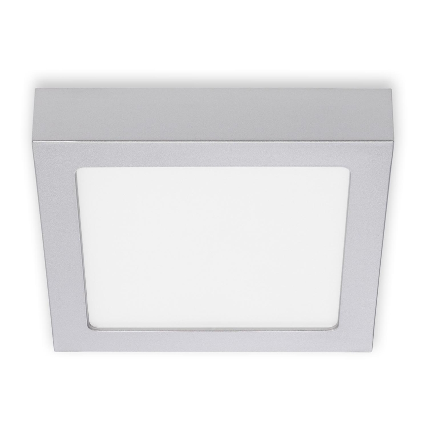 Briloner 7123-414 - LED Ceiling light FIRE LED/12W/230V silver