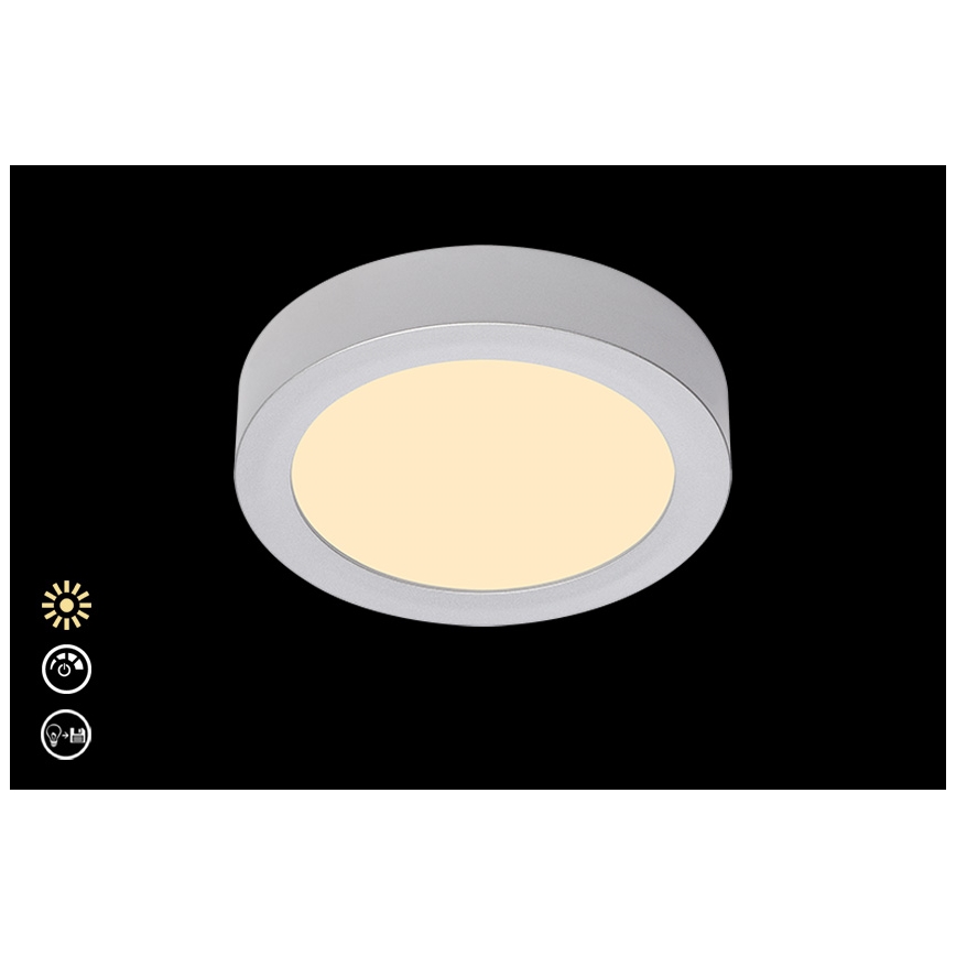 Briloner 7124-014 - LED Dimmable ceiling light FIRE LED/12W/230V 3000K
