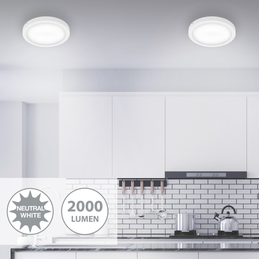Briloner 7141-416 - LED Ceiling light FIRE LED/21W/230V