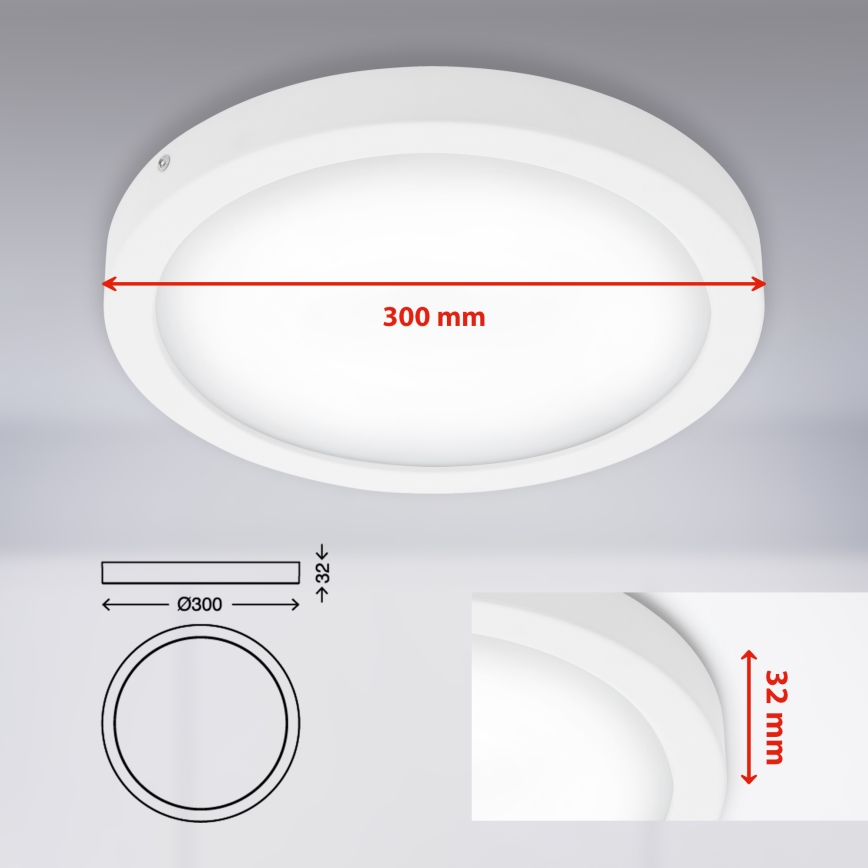Briloner 7141-416 - LED Ceiling light FIRE LED/21W/230V