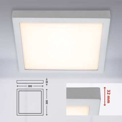 Briloner 7142-014 - LED Ceiling light FIRE LED/21W/230V 3000K