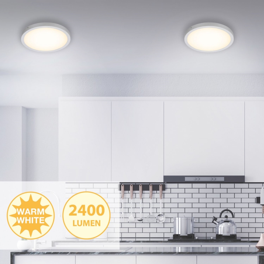 Briloner 7143-014 - LED Ceiling light FIRE LED/24,5W/230V 3000K