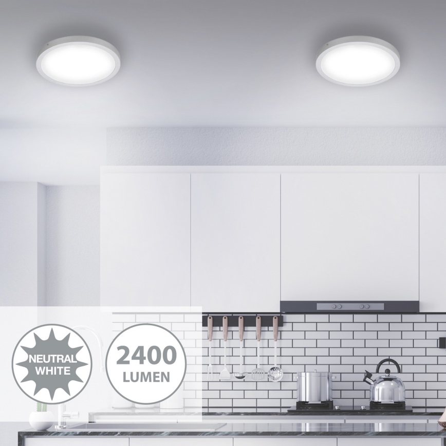 Briloner 7143-414 - LED Ceiling light FIRE LED/24,5W/230V 4000K