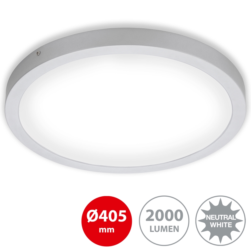 Briloner 7143-414 - LED Ceiling light FIRE LED/24,5W/230V 4000K