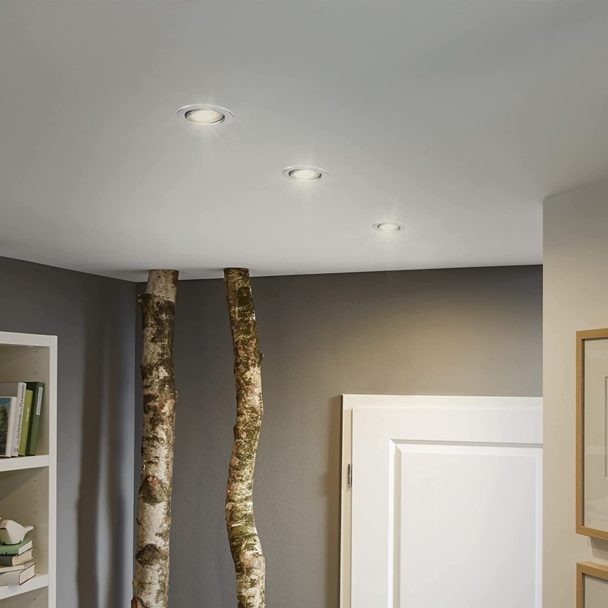 Briloner 7149-039 - SET 3xLED Dimmable bathroom light 1xGU10/5W/230V IP23