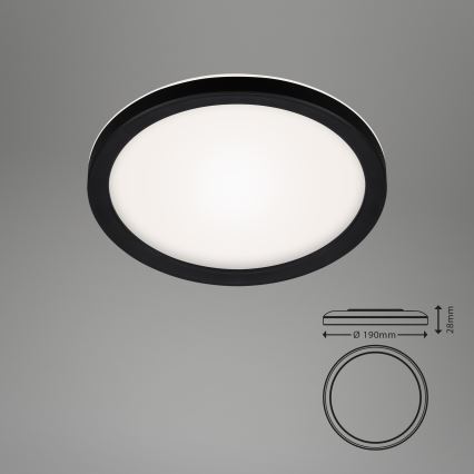 Briloner 7150-415 - LED Ceiling light SLIM LED/12W/230V d. 19 cm