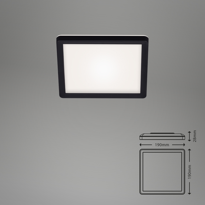Briloner 7153-415 - LED Ceiling light SLIM LED/12W/230V 19x19 cm
