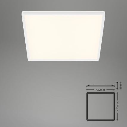 Briloner 7158-416 - LED Ceiling light SLIM LED/22W/230V 42x42 cm