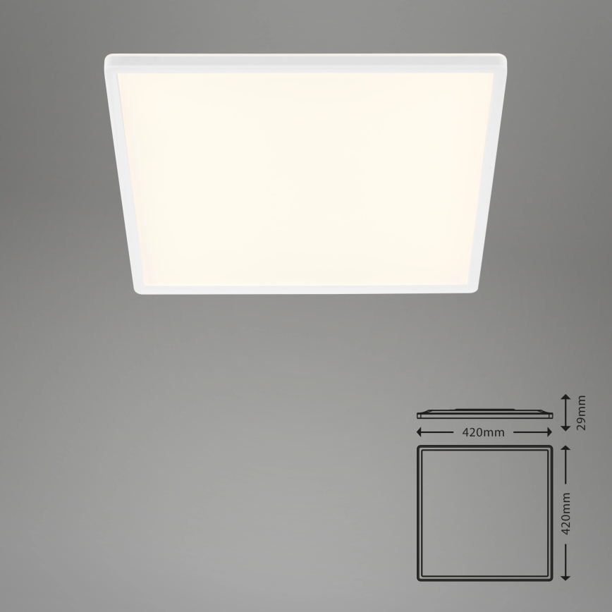 Briloner 7158-416 - LED Ceiling light SLIM LED/22W/230V 42x42 cm