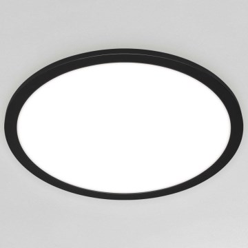 Briloner 7168-015 - LED Dimmable ceiling light PIATTO LED/22W/230V 3000-6500K d. 40 cm black + remote control