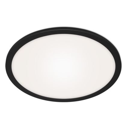 Briloner 7168-015 - LED Dimmable ceiling light PIATTO LED/22W/230V 3000-6500K d. 40 cm black + remote control