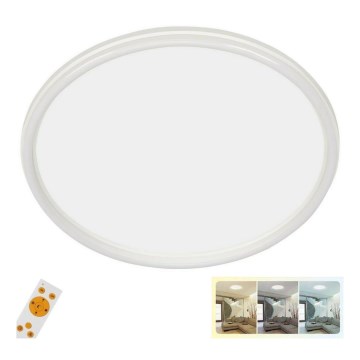 Briloner 7173-016 - LED Dimmable surface-mounted panel DOUBLE CCT LED/30W/230V + LED/6,5W 3000K-6500K + Remote control
