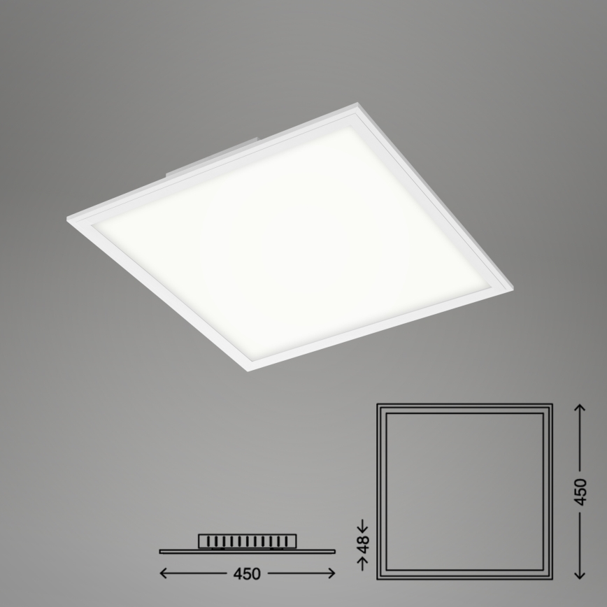Briloner 7179-016 - LED Dimmable ceiling light PIATTO LED/24W/230V 3000-6500K + remote control