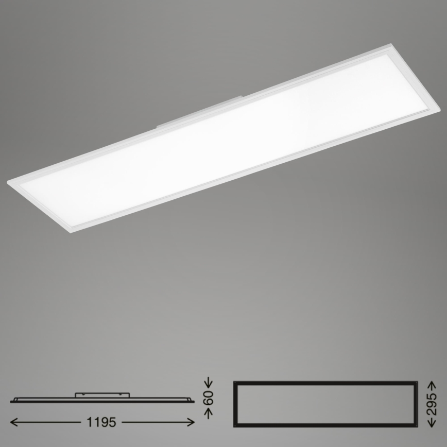 Briloner 7193-016 - Surface-mounted LED Panel, 38W/230V/4000K