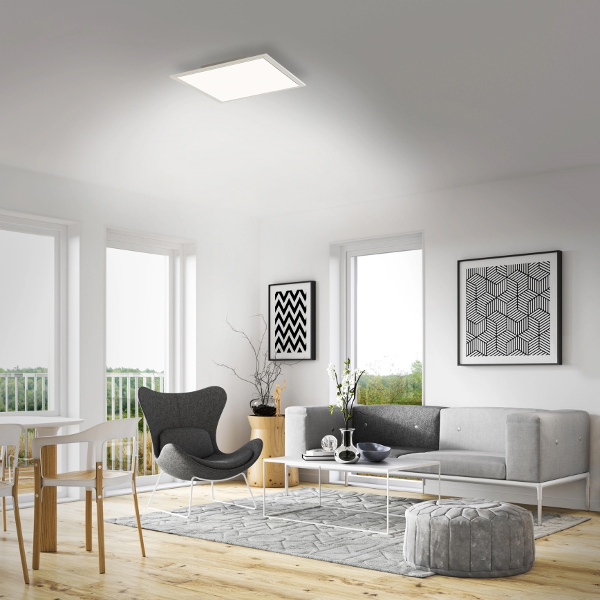 Briloner 7194-016 - LED Dimmable ceiling light SIMPLE LED/18W/230V 3000-6500K + remote control