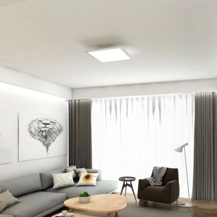 Briloner 7194-016 - LED Dimmable ceiling light SIMPLE LED/18W/230V 3000-6500K + remote control