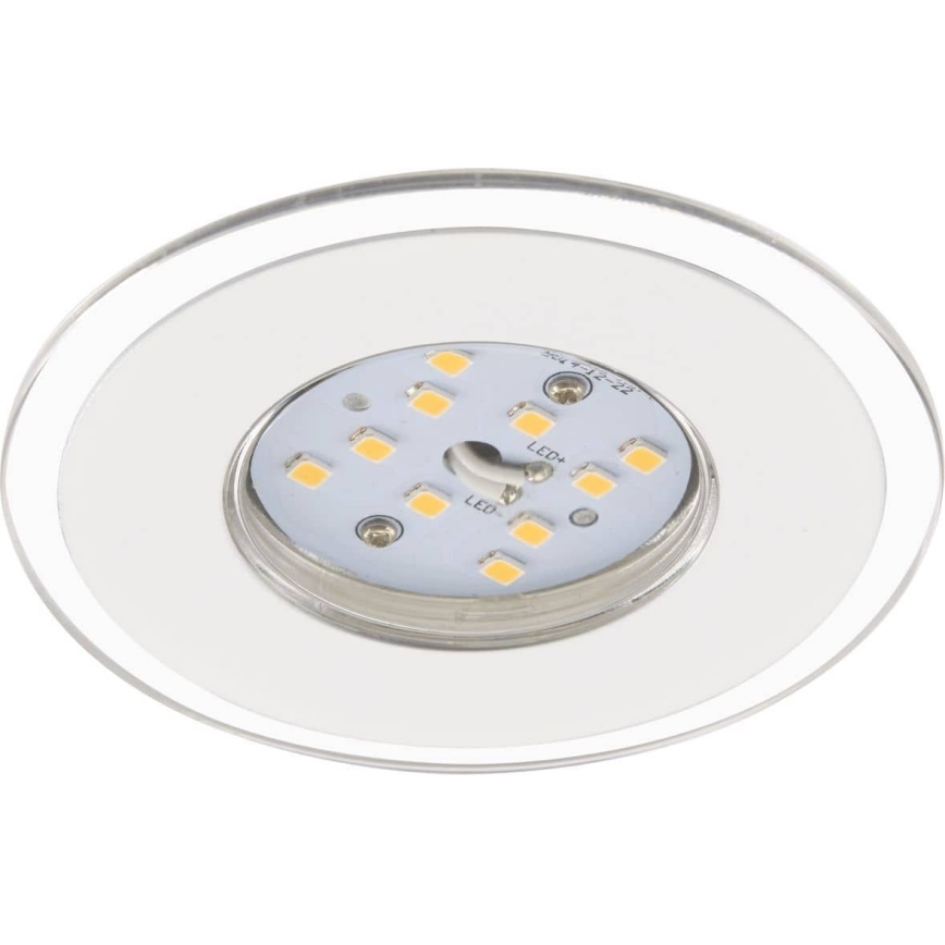 Briloner 7197-036-SET 3x LED Dimmable bathroom recessed light LED/4,5W/230V IP44