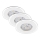 Briloner 7197-036-SET 3x LED Dimmable bathroom recessed light LED/4,5W/230V IP44