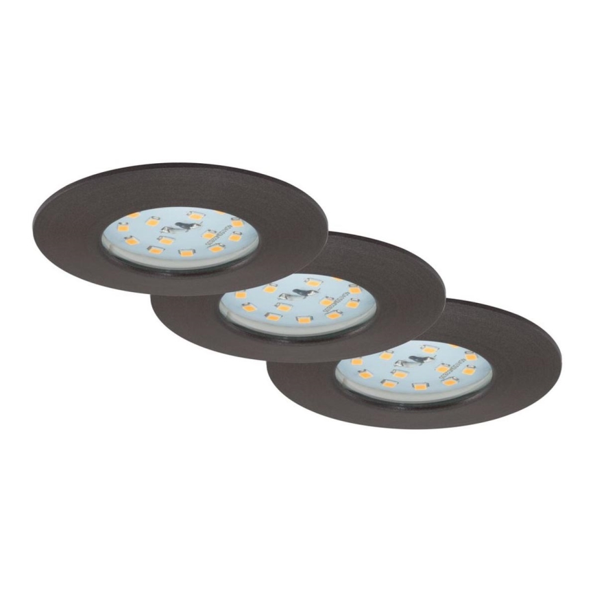 Briloner 7204-031 - SET 3x LED Bathroom recessed light ATTACH LED/5W/230V IP44