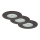 Briloner 7204-031 - SET 3x LED Bathroom recessed light ATTACH LED/5W/230V IP44