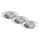 Briloner 7209-038 - SET 3x LED Bathroom recessed light LED/5W/230V IP23