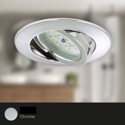 Briloner 7209-038 - SET 3x LED Bathroom recessed light LED/5W/230V IP23