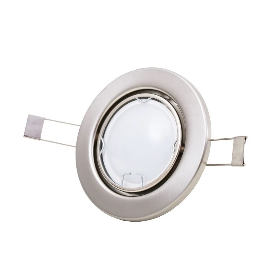 Briloner 7221-032 - SET 3x LED Bathroom recessed light 1xGU10/3W/230V IP23 matte chrome