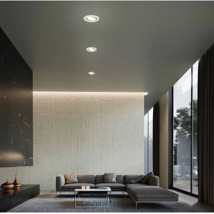 Briloner 7221-039 - SET 3x LED bathroom recessed light 1xGU10/3W/230V IP23 silver