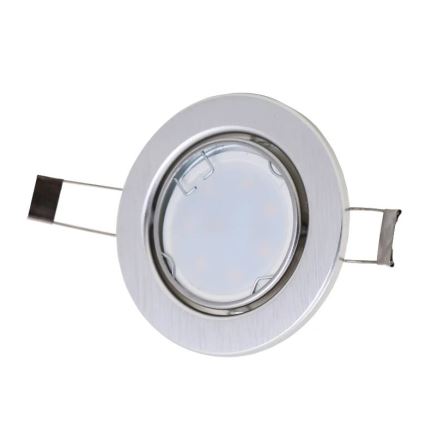 Briloner 7221-039 - SET 3x LED bathroom recessed light 1xGU10/3W/230V IP23 silver
