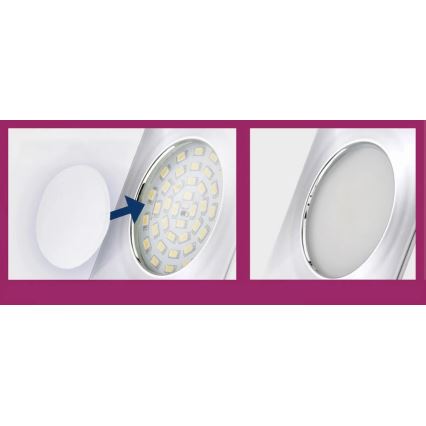 Briloner 7224-040 - SET 4x Diffuser for recessed lights d. 69 mm