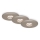 Briloner 7240-032 - SET 3x LED Bathroom recessed light ATTACH LED/1,8W/230V IP44 matte chrome