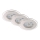 Briloner 7257-039 - SET 3x LED Bathroom recessed light ATTACH LED/4,5W/230V IP44