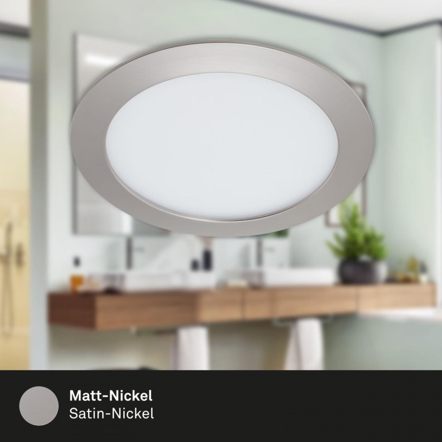 Briloner 7286-012 - LED Bathroom recessed light LED/12W/230V IP44