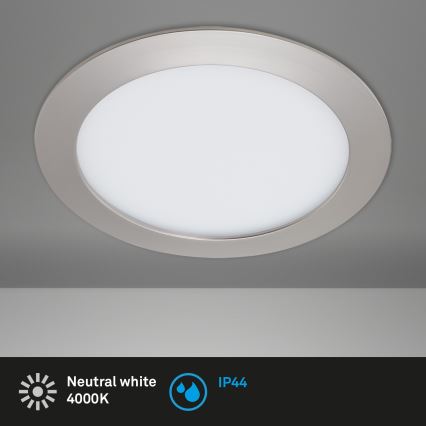 Briloner 7286-016 - LED Bathroom recessed light LED/12W/230V IP44