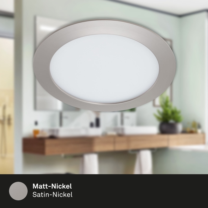 Briloner 7286-016 - LED Bathroom recessed light LED/12W/230V IP44