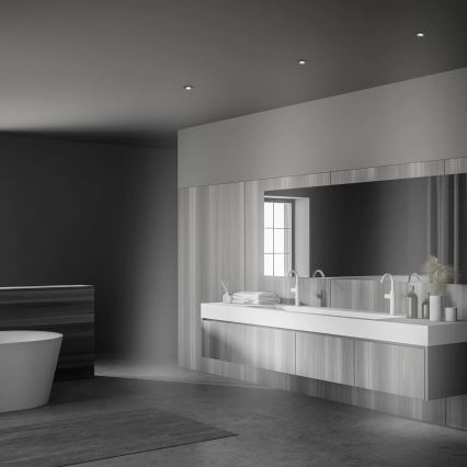 Briloner 7295-031 - SET 3x LED Dimmable bathroom recessed light ATTACH LED/6,5W/230V IP44