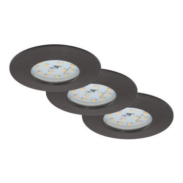 Briloner 7295-031 - SET 3x LED Dimmable bathroom recessed light ATTACH LED/6,5W/230V IP44