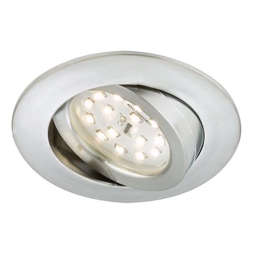 Briloner 7296-019 - LED Dimmable bathroom recessed light LED/6,5W/230V IP23