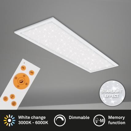 Briloner 7308-016 - LED Dimmable ceiling light STARRY SKY LED/24W/230V 3000-6000K + remote control